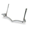 V-Bracket spotlamp/passing lamp mounting bar. Chrome - 86-07 FLSTC (EXCL. OTHER FLST MODELS)