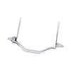 Spotlamp/passing lamp mount bar. Chrome - 80-84 FXWG; 84-UP FXST