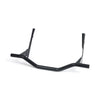 Spotlamp/passing lamp mount bar. Black - 68-84 FL, FLH (NU)
