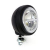4-1/2" FL style LED spotlamp. Black -