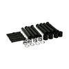 Complete 66-E79 Shovel pushrod cover kit. Black - 66-E79 SHOVEL(NU)