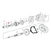NUT, STARTER SHAFT - 65-82 FL; 71-84 FX; 80-84 FXWG; 80-88 FLT, FXR (EXCL. SOFTAILS); 67-80 XL (NU)