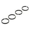 Seal rings, fork tube damper. 41mm - L77-84(NU)FL; 80-86(NU)FXWG; 84-17 Softail (excl. 08-11(NU)FXCW/C Rockers; 13-17 FXSB Breakout); 93-05(NU)FXDWG; 80-13(NU)FLT/Touring
