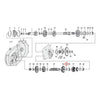 THRUST WASHER 1ST GEAR C-SHAFT .085 INCH - 54-E84 XL