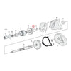 Retaining ring, starter shaft - 65-88 FL, FX ; 67-80 XL (NU)