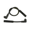 Accel, 8.8mm supression core spark plug wire set. Black - 91-98 FLT, FLHT (NU)