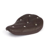 Fitzz, custom solo seat. Brown/rivets. Small. 4cm thick - UNIVERSAL