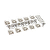 M6 Quick-lock fastener set silver -