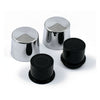 SmoothTopps, push-on bolt cover set. Chrome - 73-17 H-D (excl. 07-17 Softail, 08-17 Touring, XL)