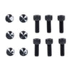 Smoothtopps, push-on bolt & cover kit. Chrome - 04-22 XL Sportster (NU)