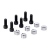 Smoothtopps, push-on bolt & cover kit. Chrome - 04-22 XL Sportster (NU)
