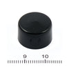 Smoothtopps push-on bolt covers 1/2" hex bolts/nuts. Black -