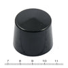 Smoothtopps push-on bolt covers 1" hex bolts/nuts. Black -