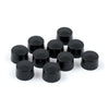 SmoothTopps, push-on bolt cover set. Black - 00-UP REAR BRAKE CALIPER