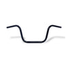 Apehanger handlebar, 10" rise 1" black - Pre-81 H-D with 1" I.D. risers