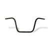 Apehanger handlebar, 12" rise, 1" black - Pre-81 H-D with 1" I.D. risers