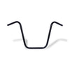 Apehanger handlebar, 16" rise, 1" black - Pre-81 H-D with 1" I.D. risers