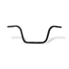 Apehanger handlebar, 10" rise 1" black - 82-22 H-D (excl. 08-22 e-throttle) with 1" I.D. risers (NU)