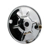 Rear mechanical brake backing plate, chrome - 41-57 B.T.(NU)