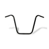 Apehanger handlebar, 16" rise, 1" black - 82-22 H-D (excl. 08-22 e-throttle) with 1" I.D. risers (NU)