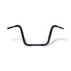 1-1/4" Buffalo Apehangers, 12" high black - 82-22 H-D (excl. 08-22 e-throttle & 88-11 Springers) with 1" I.D. risers (NU)
