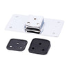 License plate bracket, Flat. Chrome - MULTIFIT