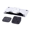 License plate bracket, Pyramid. Chrome - MULTIFIT