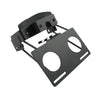Fat Bob taillight / license plate bracket. Black - 80-86 FXWG; 84-99 FXST. With 73-up style taillight (NU)