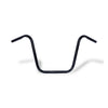 Apehanger handlebar, 14" rise, 1" black - 82-22 H-D (excl. 08-22 e-throttle) with 1" I.D. risers (NU)