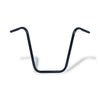 Apehanger handlebar, 18" rise, 1" black - 82-22 H-D (excl. 08-22 e-throttle) with 1" I.D. risers (NU)