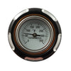 Billet oil cooler, with temperature gauge. Black - Many stock & custom applications