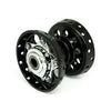 Reproduction Star hub, for OEM axle. Black with chrome star - 36-40 WL style