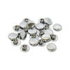 Push-in mushroom allen head plugs M10. Chrome - M10 threaded allen head bolts