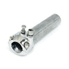 Universal metal throttle grip 1" handlebars, chrome - Universal for 1" / 25,4 mm handlebars
