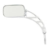 FLUSH MIRROR, LEFT SIDE - 65-UP H-D