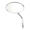 Cateye mirror. Chrome, L&R - 65-UP H-D