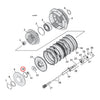 Retaining ring, clutch adjuster plate - Clutch: 90-23 B.T. (incl. 15-20 B.T. with hydr. & A&S clutch); 91-22(NU)XL; 08-12(NU)XR1200; 02-17(NU)V-Rod