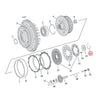 Retaining ring, clutch adjuster plate - Clutch: 90-23 B.T. (incl. 15-20 B.T. with hydr. & A&S clutch); 91-22(NU)XL; 08-12(NU)XR1200; 02-17(NU)V-Rod
