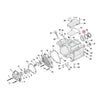 Retaining ring mainshaft bearing, left - L84-23 5/6-speed B.T.; 91-22(NU)5-speed XL; 08-12(NU)XR1200