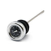 OIL TANK DIPSTICK WITH TEMP. GAUGE BLACK - 70-84 B.T.; 70-78 XLCH(NU) AND SOME CUSTOM TANKS