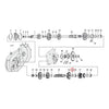 THRUST WASHER 1ST GEAR C-SHAFT - 86-90 4-SP XL(NU)