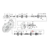 THRUST WASHER 1ST GEAR C-SHAFT - 86-90 4-SP XL(NU)