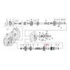 THRUST WASHER 1ST GEAR, C-SHAFT - 86-90 4-SP XL(NU)
