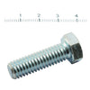 3/8-16 X 1 1/4 INCH HEX BOLT ZINC -