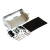 Battery carrier tray. Chrome - 80-86 4-sp FX models (excl. FXST) (NU)