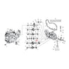 Pinion shaft bushing. Std size - 37-73 45" Flathead (NU)