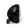7" H4 headlamp for FL models. Clear lens. Black - 86-17 FLST models with 7" headlamps (NU)