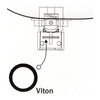 Fuel Tool, lower o-rings (1) - 01-22 H-D with Delphi fuel injection (excl. M8, XG and V-Rod)