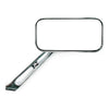 MIRROR RECTANGULAR LONG STEM CHROME - 65-UP H-D