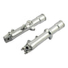 FXWG lower fork legs, dual disc. Polished - 80-83 FXWG AND CUSTOM APPLICATIONS
